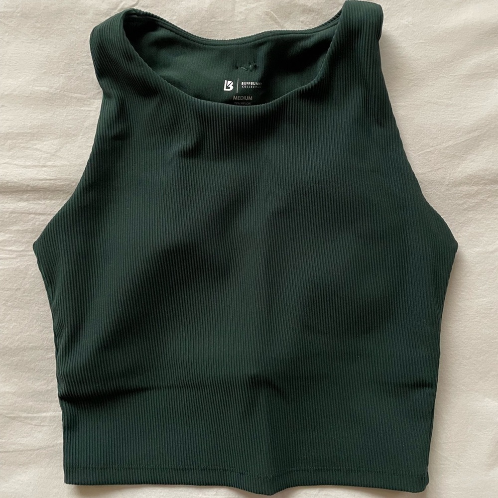 BuffBunny Cross Roads Ribbed Crop